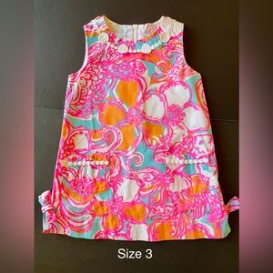 Lilly Pulitzer Girls size 3 Feeling Tanked shift dress
